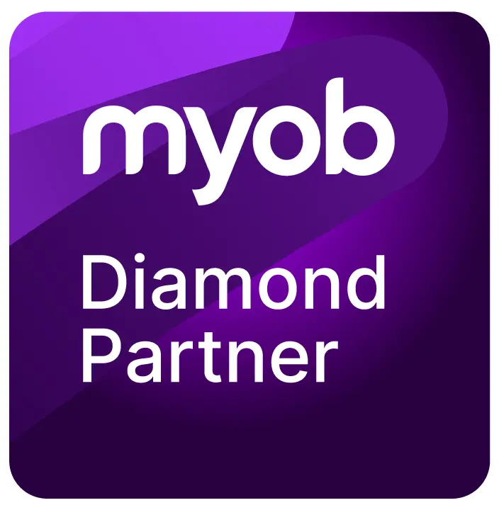 MYOB Diamond Partner Vertical Logo 